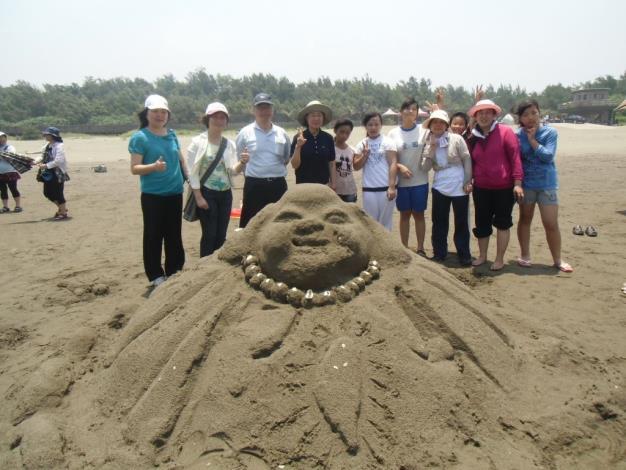 竹縣中小學沙雕創作比賽  傳達海洋保育心