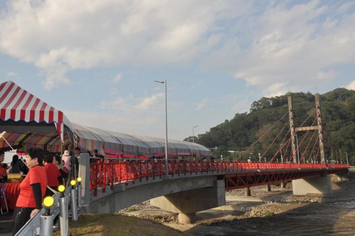 斜張景觀橋樑豐富地方觀光資源 橫山鄉增昌大橋正式通車