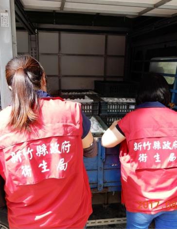 檢出芬普尼超標蛋品 新竹縣衛生局立即完成下架