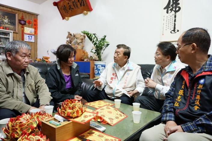 內灣老街火警造成一死一傷  邱縣長發送慰問金