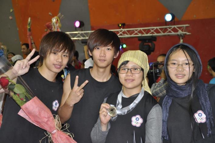 2012亞洲青少年運動攀登錦標賽  新竹縣籍的林秀儒再度奪得銀牌