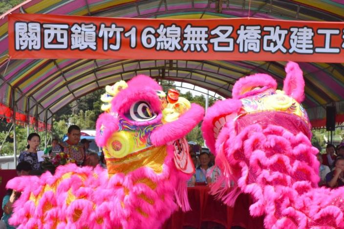 長壽之鄉長壽橋　關西鎮無名橋改建完工、改名號 共13張圖片