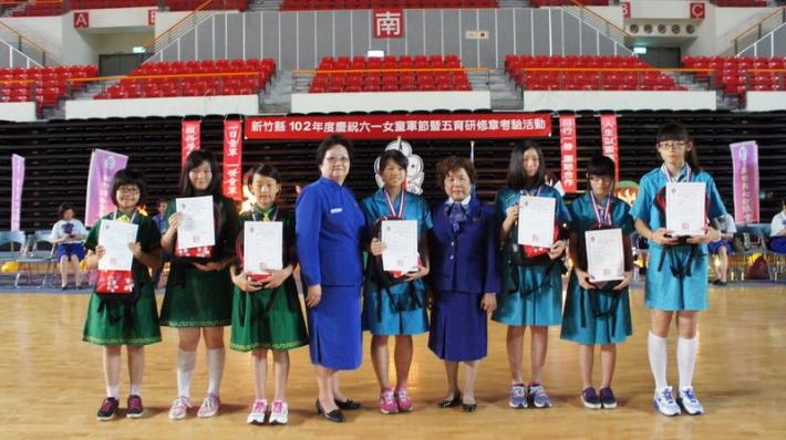 六一女童軍節慶祝大會  新竹縣體育館熱鬧滾滾