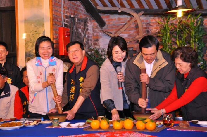 馬總統至北埔體驗客家文化  鼓勵新竹縣推動東方美人茶產業