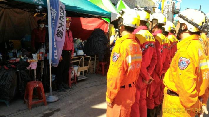新竹縣警義消特搜隊支援0206震災任務完成　持續支援送水勤務