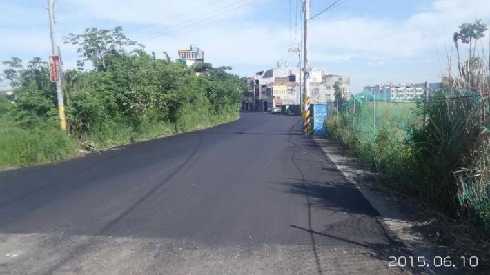 芎林下山村有條800米道路　修復完成筆直又漂亮