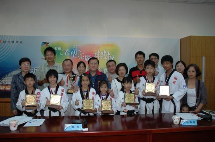 全國少年盃跆拳道錦標賽　新竹縣代表隊表現優異