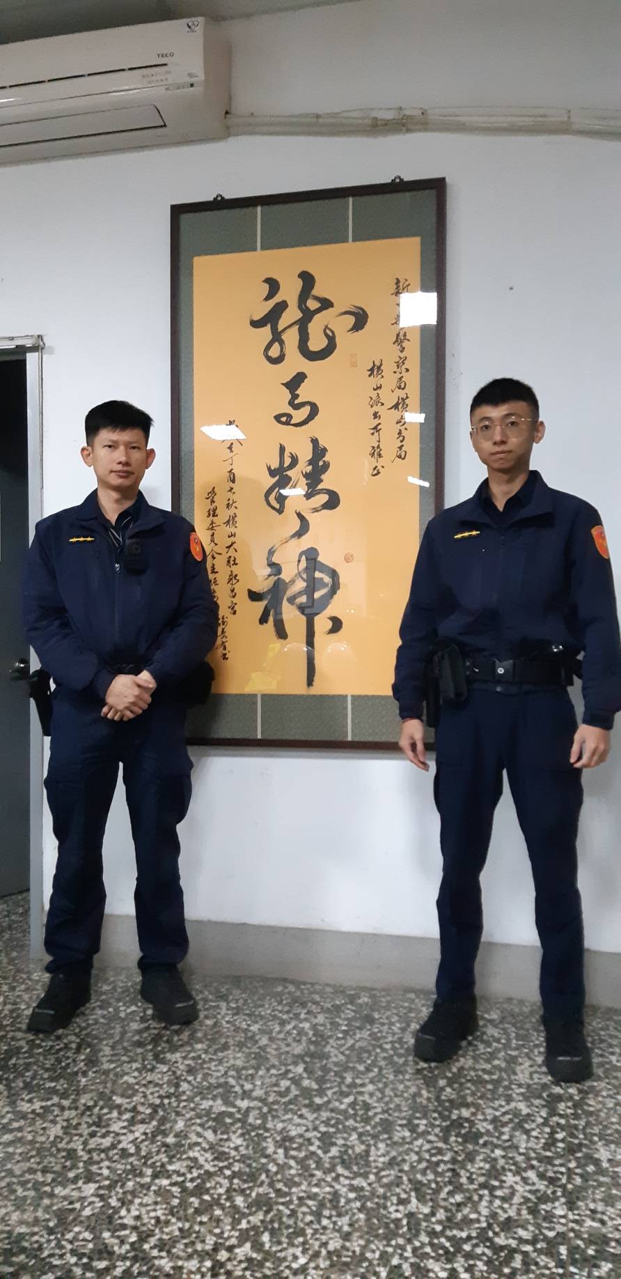 橫山警春節取締超速 竟成救命英雄