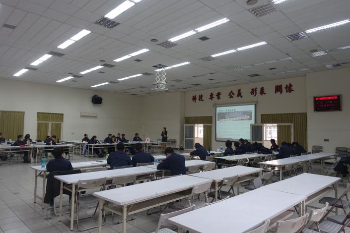 竹縣警局政風室  宣導新進員警建立政風法紀觀念