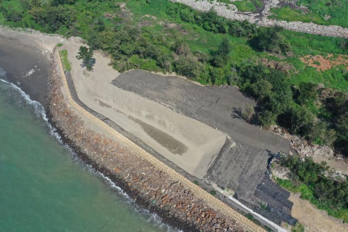 降低國土海蝕災害　縣府爭取1.1億辦理新豐垃圾掩埋場西側海岸防護
