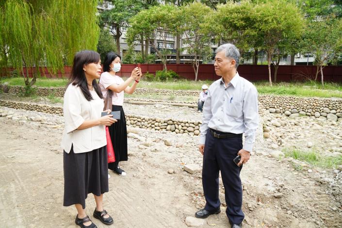 客委會訪視東興圳景觀工程