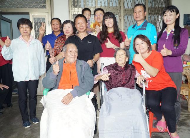 慶重陽節　湖口102歲人瑞和妻白頭偕老加起來２００歲