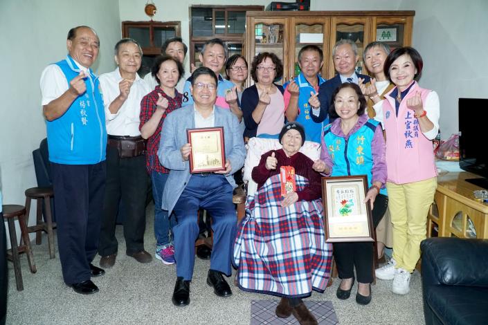 竹東100歲人瑞陳合妹三餐都吃魚、清淡飲食