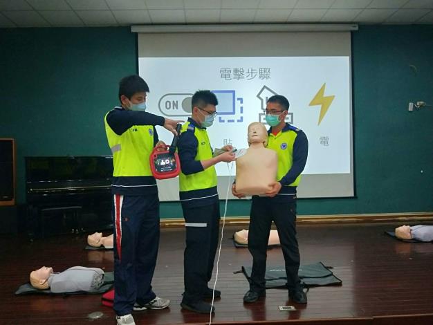 新竹縣辦學校AED管理員訓練 共同守護全校師生安全 共8張圖片