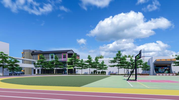 竹北人口增加  東海國小投入5千4百萬建新校舍與活動中心 共3張圖片