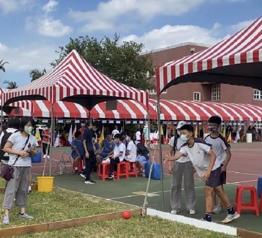 新竹縣第十一屆國民中小學特奧滾球比賽       信勢國小熱鬧展開