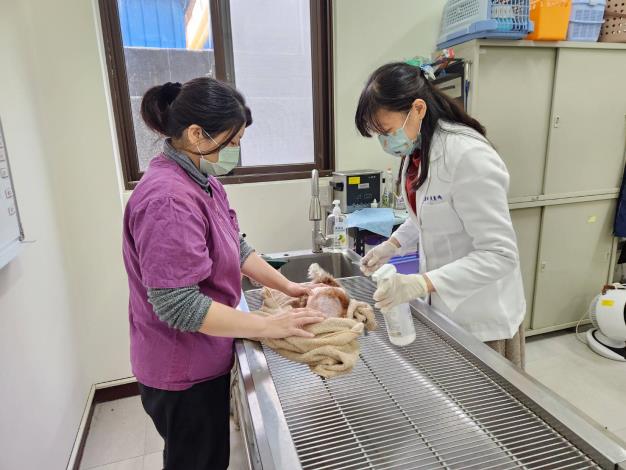 官網-新竹縣動保教育園區設有專責獸醫師。