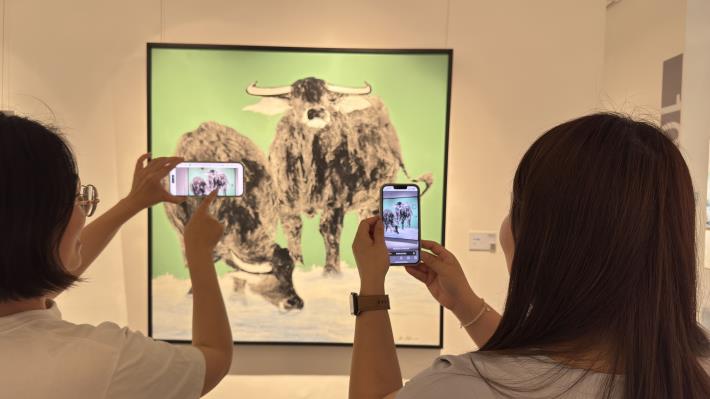 官網-畫作結合AR體驗，民眾直呼神奇。