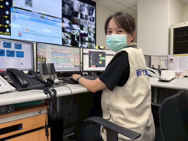 3-本次線上指導CPR的護理師陳羽眉，今年剛得到消防署頒獎肯定