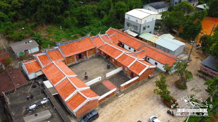 圖2-吳濁流故居空拍圖