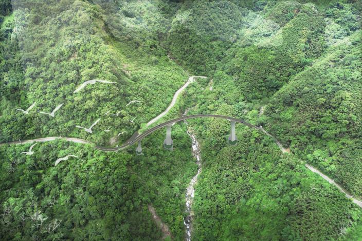 縣道122線43.5K改善工程完工模擬圖 (2)