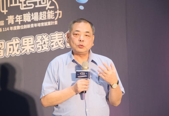官網-副縣長陳見賢表示，新竹縣政府攜手企業及大專院校，提供一個平台及舞台給青年朋友.JPG