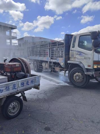 官網-新竹肉品市場每日持續清潔、消毒5 的圖片