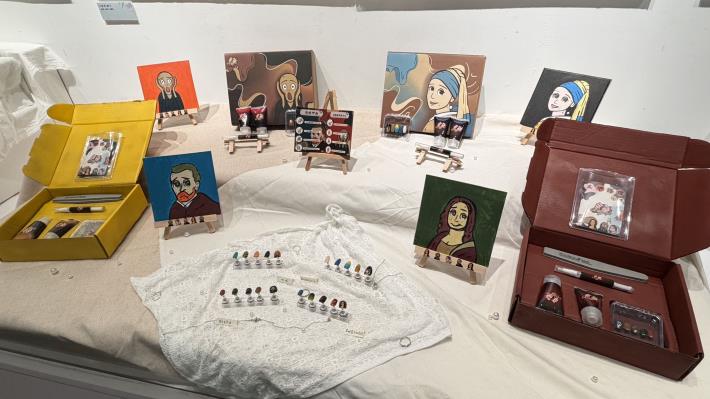 跨越形而上 ─ 義民高中廣告設計科第卅四屆畢業成果展內容多元，呈現學生學習成果。4