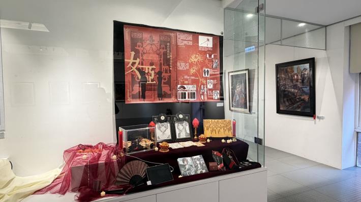 跨越形而上 ─ 義民高中廣告設計科第卅四屆畢業成果展內容多元，呈現學生學習成果。1