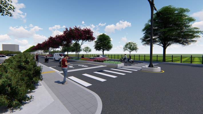 官網-新埔鎮褒忠路拓寬工程模擬圖 (3)