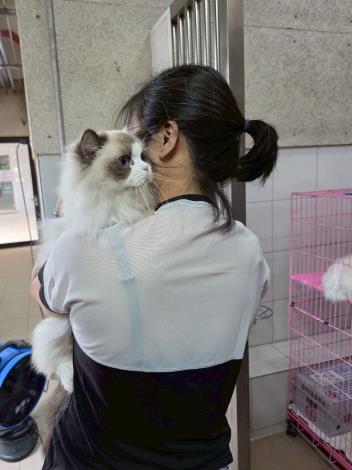 民眾認養貓留影 (2)