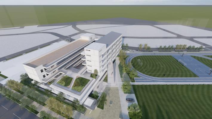 竹北實驗高中114年7月動工，是縣府主導設置的「縣立」實驗高中。