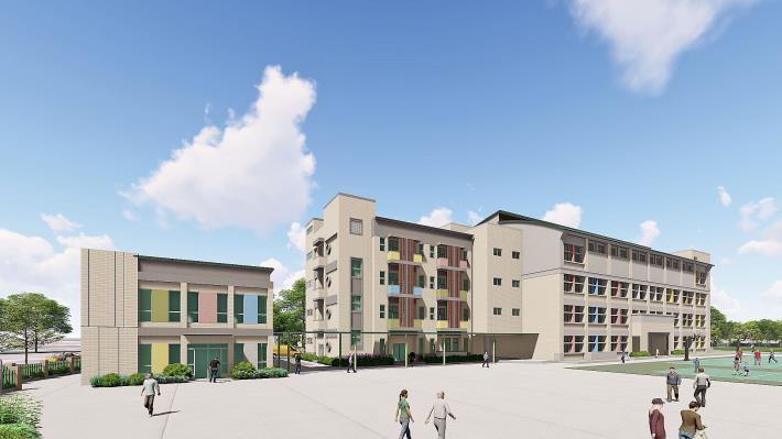 湖口高中二期教室示意圖