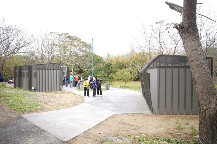 官網DSC09735竹東生態公園新增性別友善廁所，外型有如方艙 的圖片