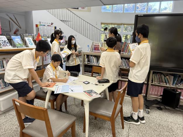 圖書館利用教育課程-東興國中 的圖片