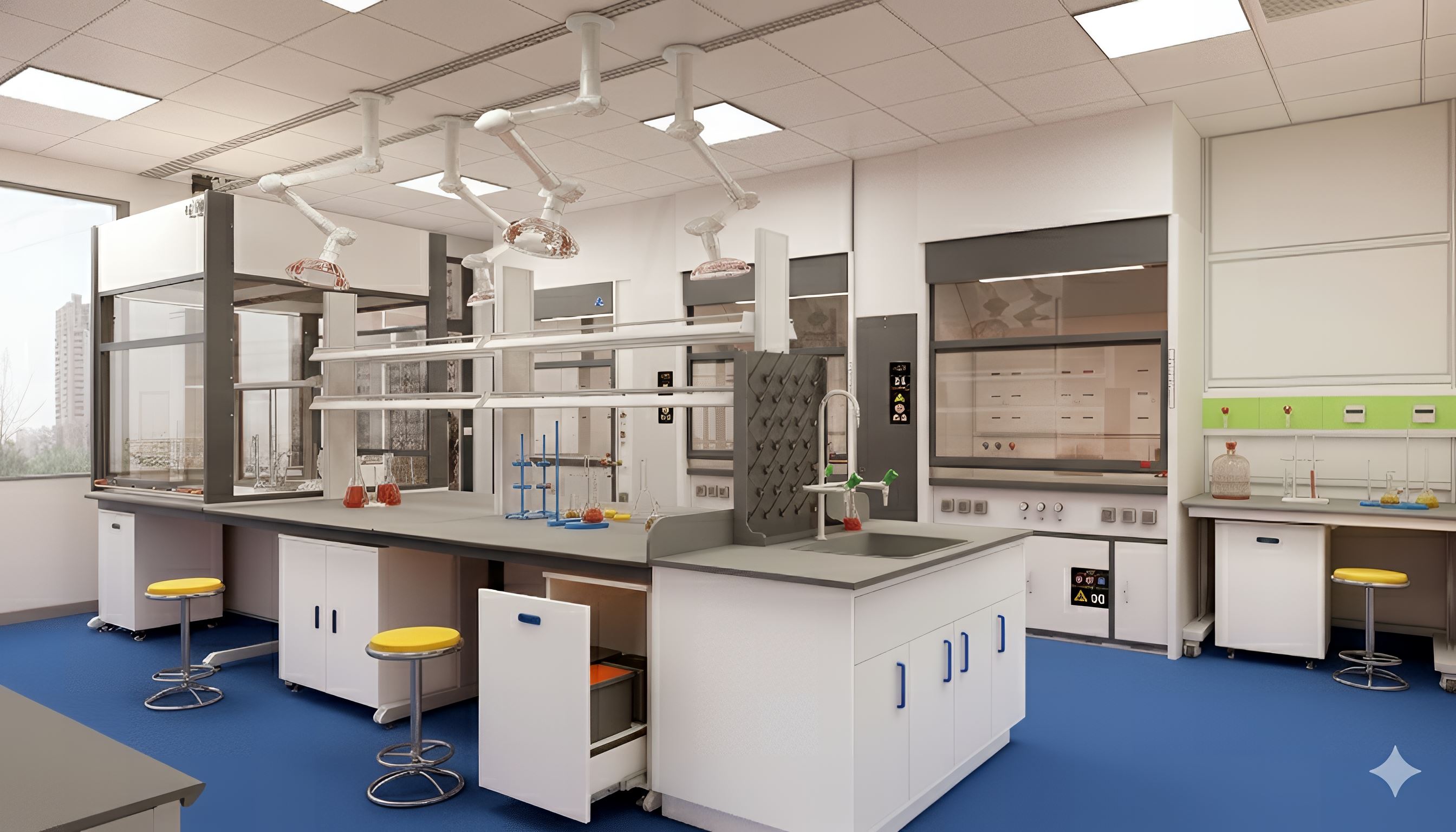 化工實驗室規劃示意圖 的圖片