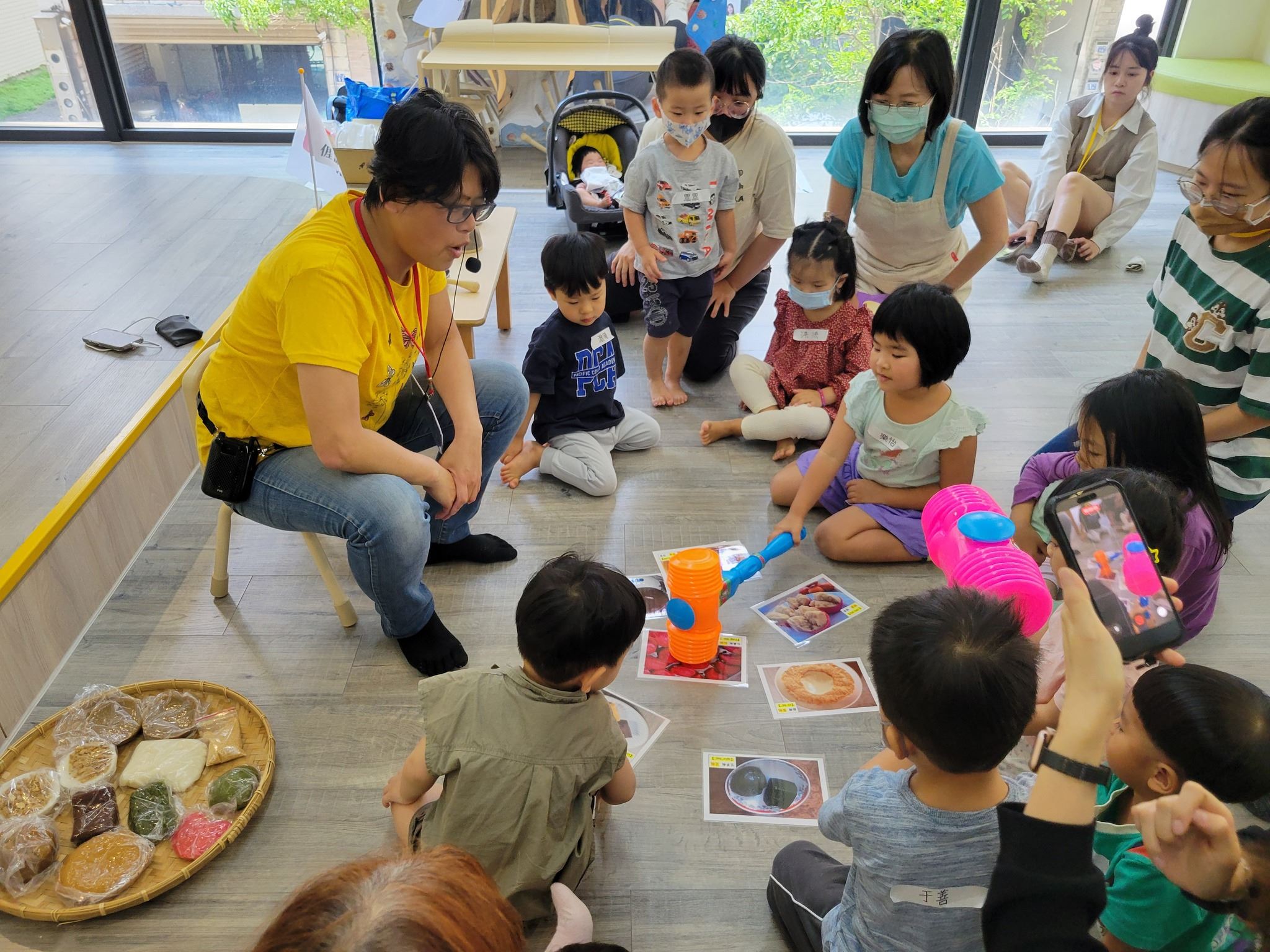 新竹縣親子夢想館-1150410-客家文化-食朝食水粄 的圖片