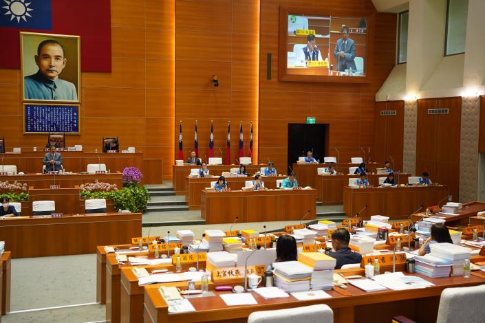 官網-4日由林昭錡議員針對地方重大建設進行質詢。 的圖片