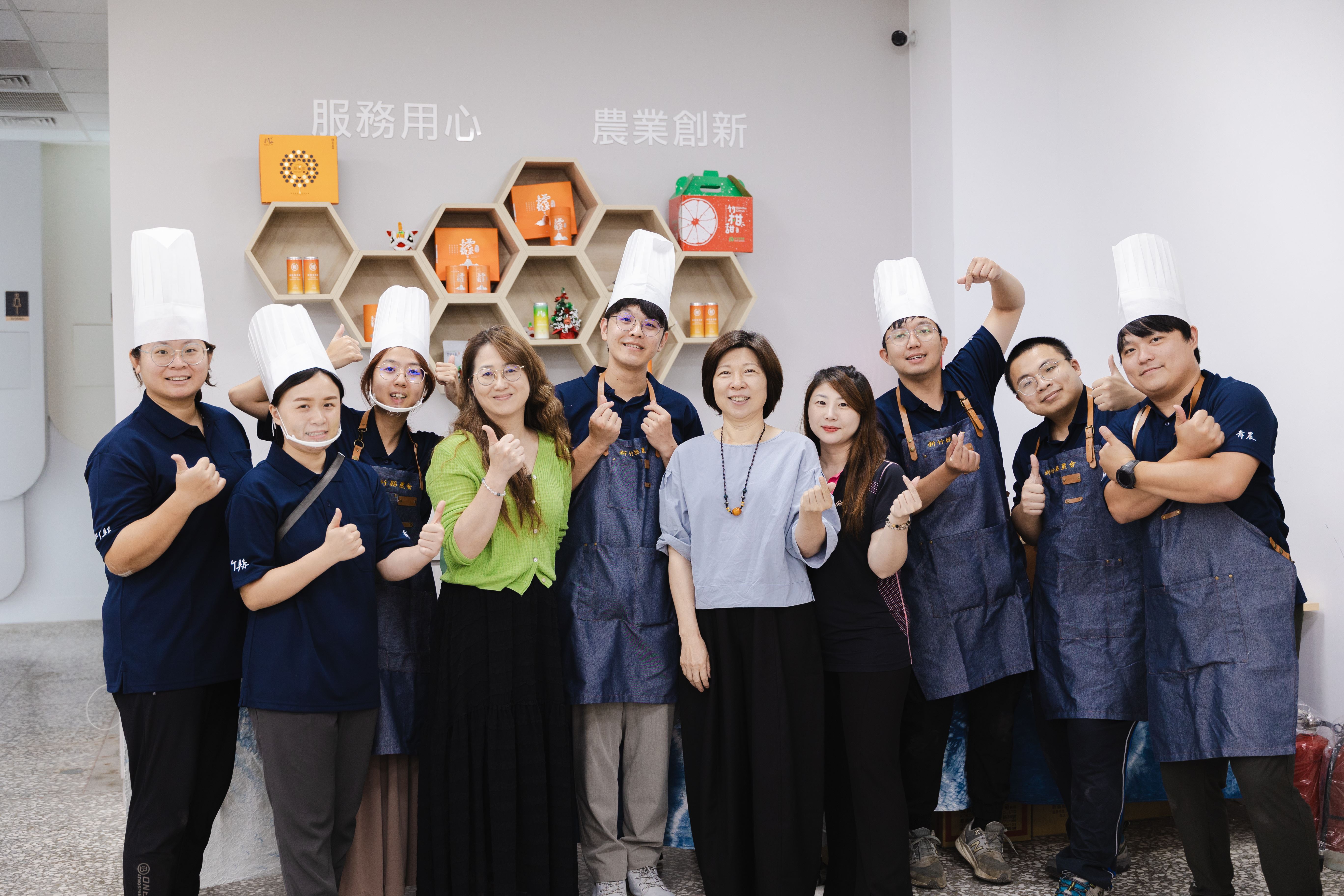 竹縣青農打造「匠心真食饗宴」，展現產地到餐桌創新實力(新竹縣農會提供) 的圖片