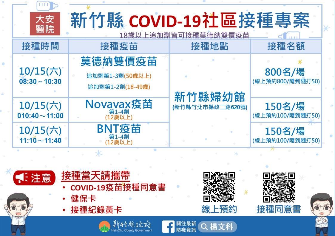 社區接種專案大安醫院