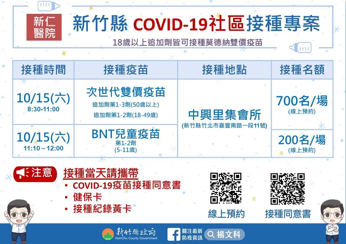 新仁醫院-Covid-19社區接種專案