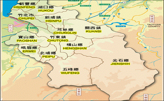新竹縣地圖