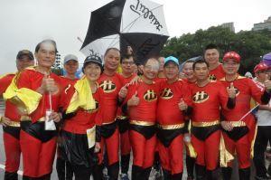 6,000 Heroes run in all-weather on the Double Tenth National Day