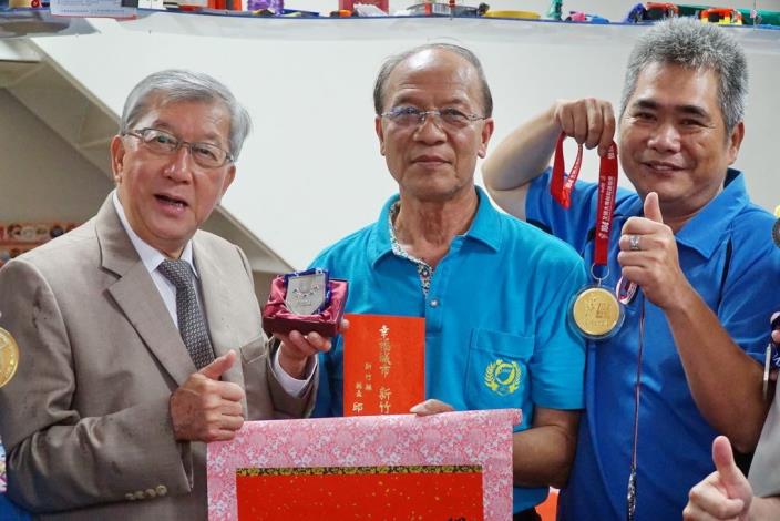Citizen of Hsinchu County Luo Wei-min wins gold medal at the Asian Games, with an eye towards the 2020 Olympics